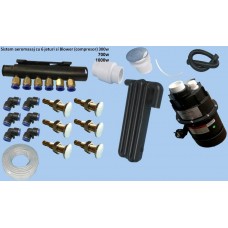 1 Aeromasaj 6 duze, compresor 700w